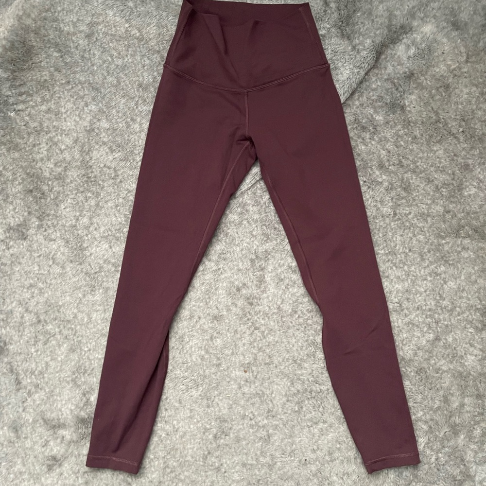 Lululemon Athletica Burgundy Leggings